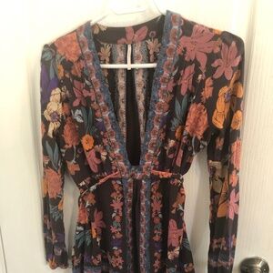 Small Free People  Boho  Tunic Top